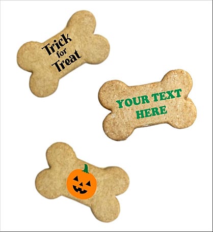 Personalized Halloween Dog Treats